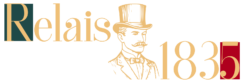 Logo du Relais 1835, hébergement de luxe en Dordogne proposant une grange et un loft haut de gamme à la carte.
